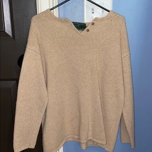 Tan wool sweater